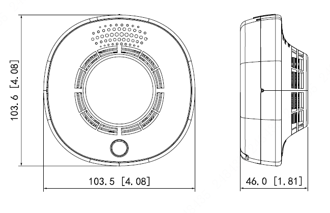 Conventional Smoke Detector
DHI-HY-C133 Spesifikasi