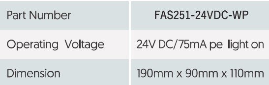 Discharge Indicator Spesifikasi